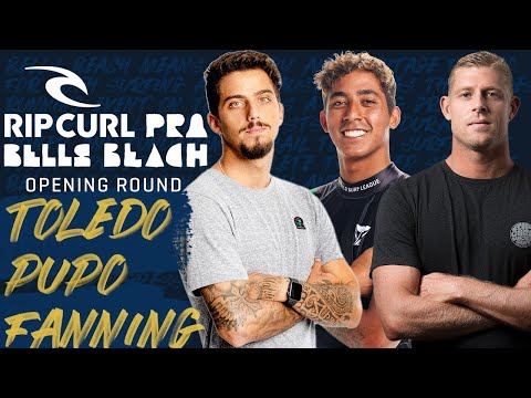 Filipe Toledo x Samuel Pupo x Mick Fanning - Opening Round | Rip Curl Pro Bells Beach