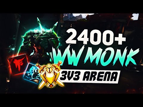 WindWalker Monk PvP 2400 Rating 3v3 Arena BFA 8.3