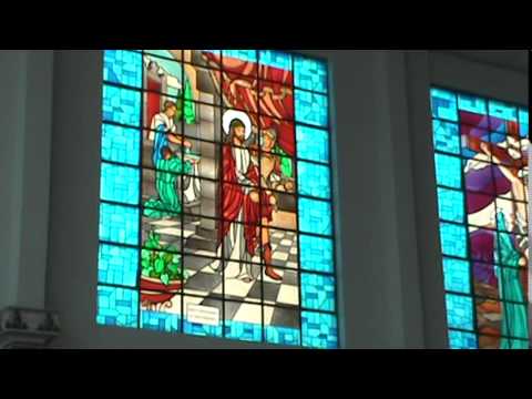 Santuário Basílica do Divino Pai Eterno (Trindade), tomada dos vitrais