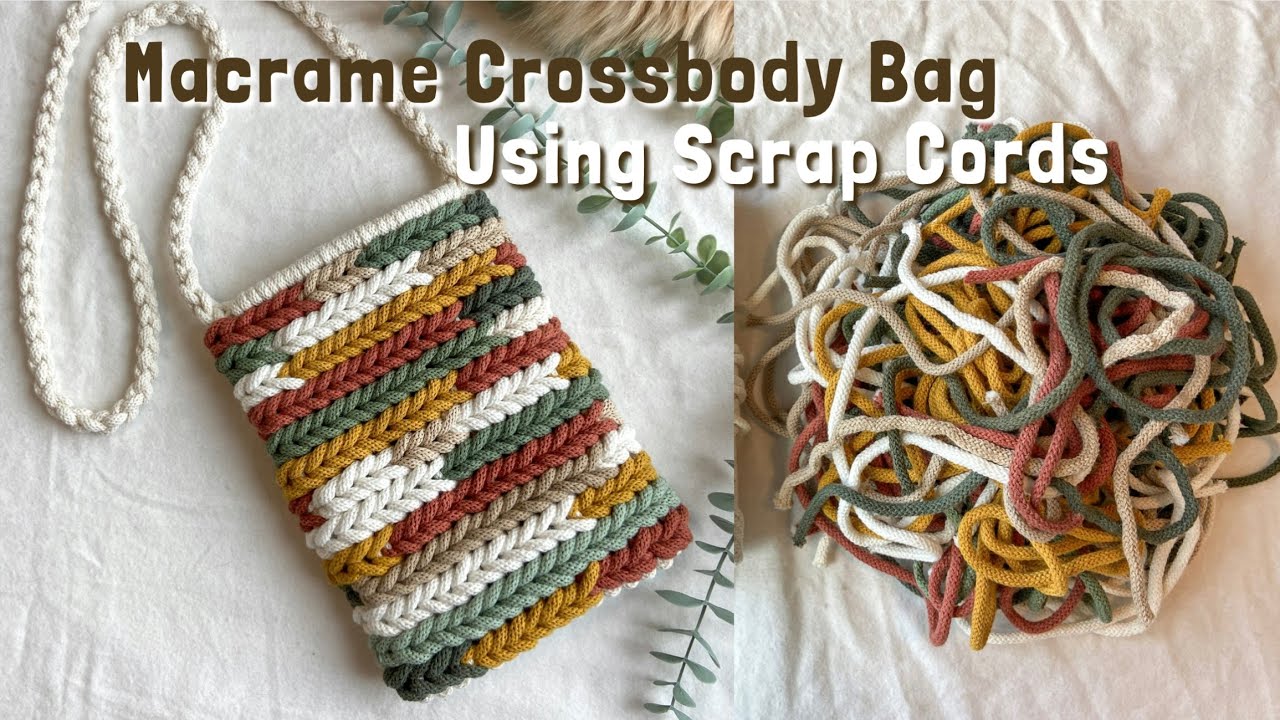 DIY Scrap-Cord Macrame Bag Tutorial