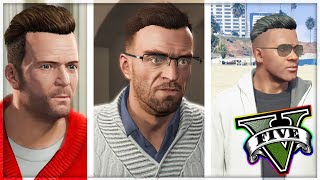 Cool New Hairstyle For Michael, Trevor & Franklin | Gta 5 Mods |