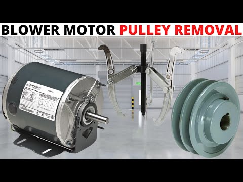 HVAC: Blower Motor Pulley Removal (Fixed Bore Variable Pitch V-Belt Pulley) HVAC Sheave Puller Tool