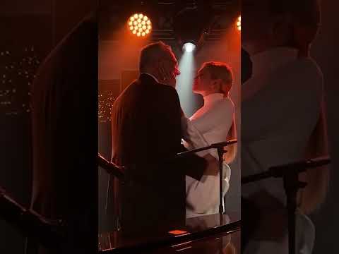 нежный поцелуй  Вера Брежнева и Константин Меладзе #shorts #верабрежнева #константинмеладзе