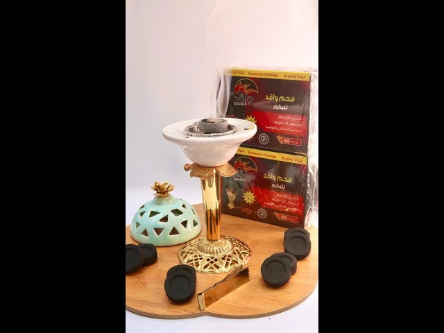 فحم سريع الاشتعال 60 حبة ، حجم قرص الفحم 33 ملم -...