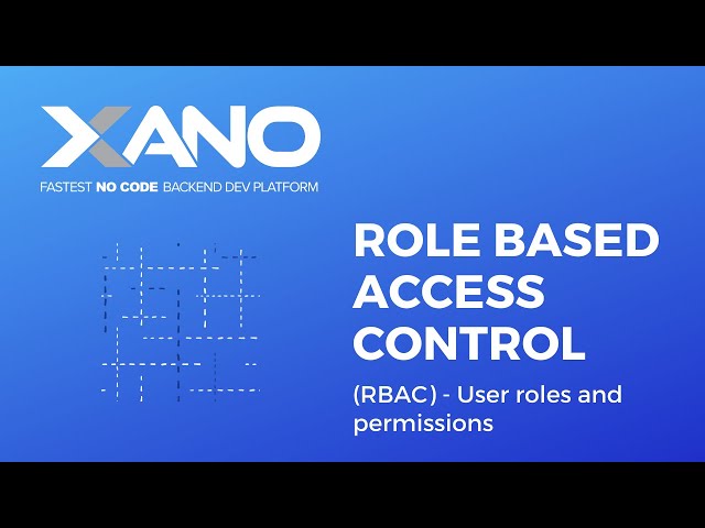 RBAC (Role based access control)