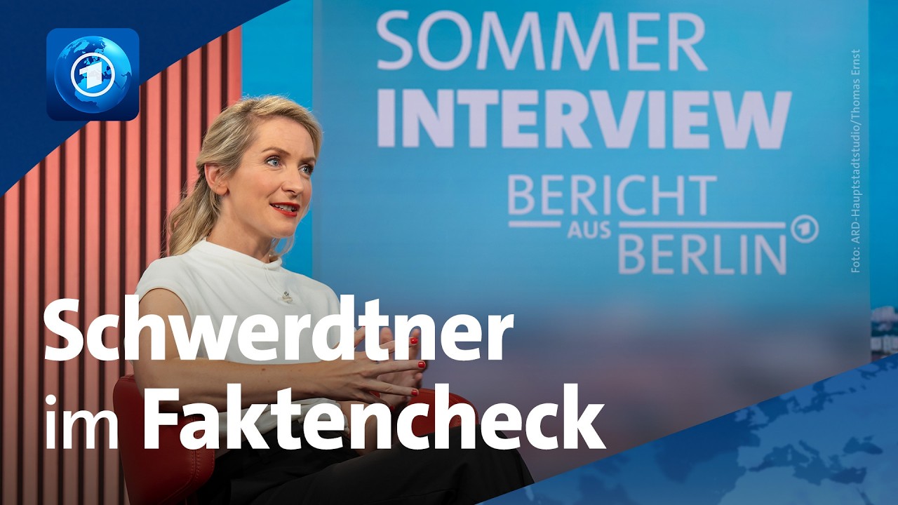 ARD-Sommerinterview: Linken-Chefin Schwerdtner im Faktencheck