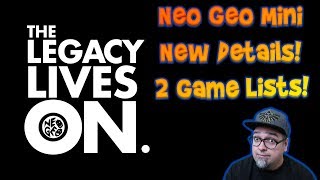 New Details & Confirmed Gamelist - SNK NEO GEO Mini