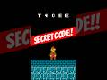 The SECRET CODE In Super Mario Bros NES