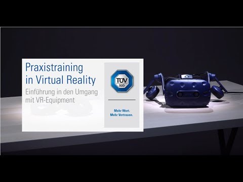 Praxistraining in Virtual Reality bei der TÜV SÜD Akademie