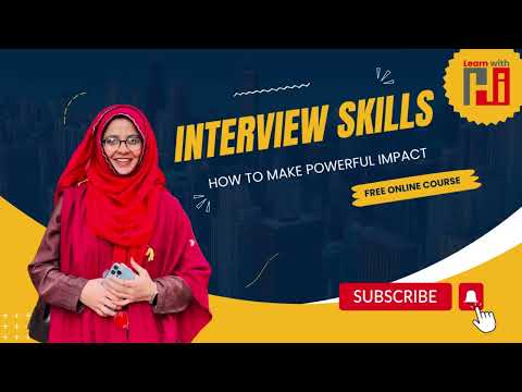 Interview Skills - Tips and Tricks | Spoken English | Miss Hadiqa Islam | Learn With HI