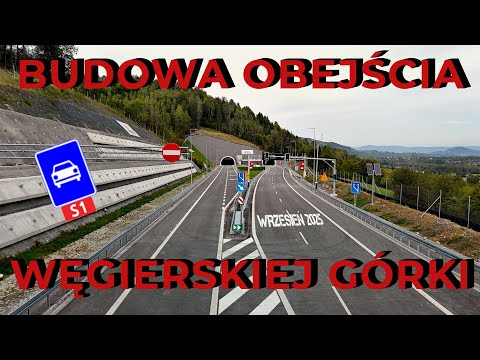 Budowa obejścia Węgierskiej Górki (S1 Przybędza-Milówka) WRZESIEŃ 2025 [DRON][4K]