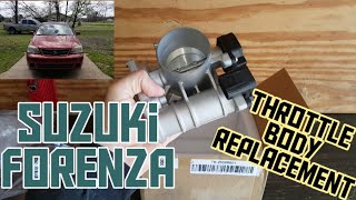How to replace the throttle body/housing on a 2008 Suzuki Forenza/Optra/Lacetti/Excell