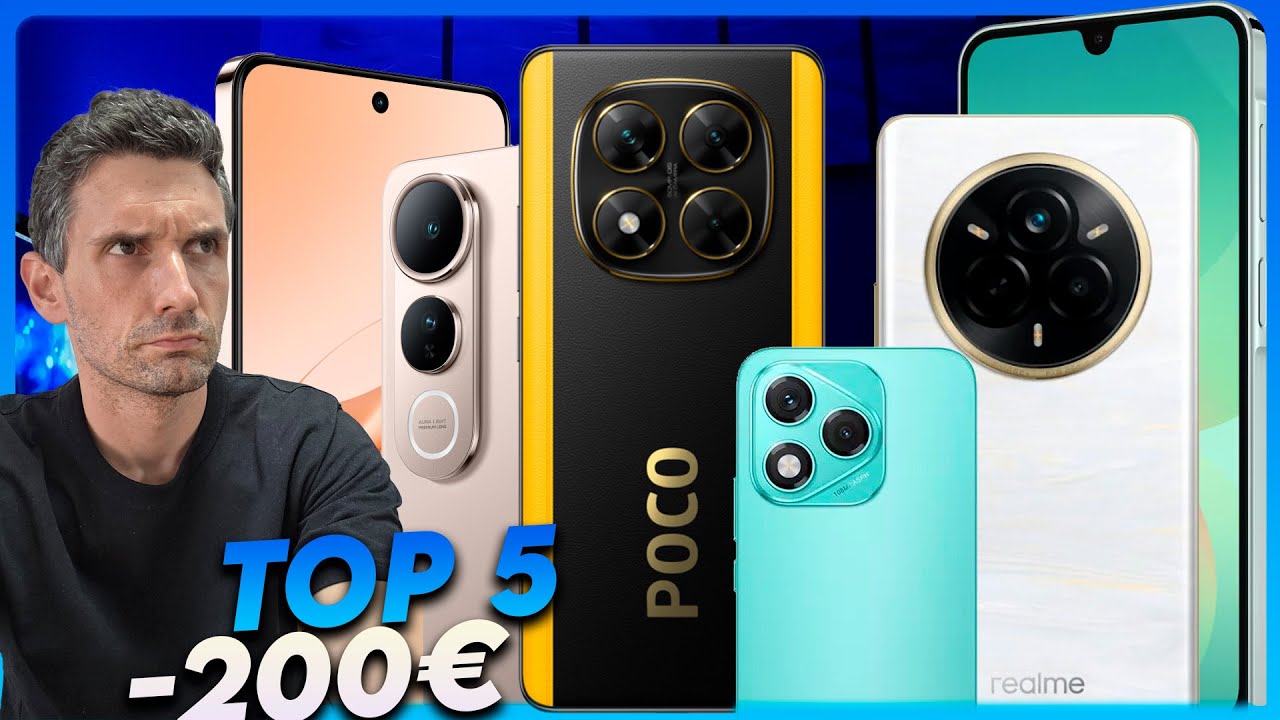 Los MEJORES SMARTPHONES del 2025 por $200€ ¡Sin GASTAR MÁS!