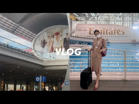 [Flugbegleiter-Vlog] Nach 6 Monaten zurück in Dubai 🏜 und 4 Tage Training absolviert ✈️
