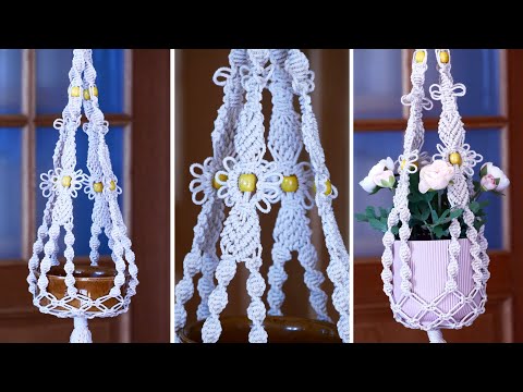 Macrame Designed Basket DIY