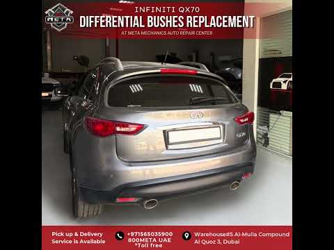 🚘 Infiniti QX70 Differential Bushes Replacement – Done Right at Meta Mechanics! 🚘
