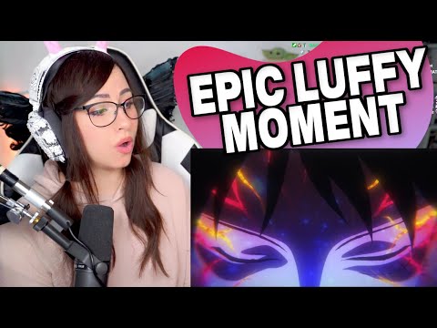 Luffy uses RED ROC |4k| One Piece ep.1015  | Bunnymon REACTS