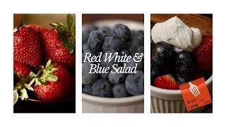 Fresh Blueberry and Strawberry Dessert