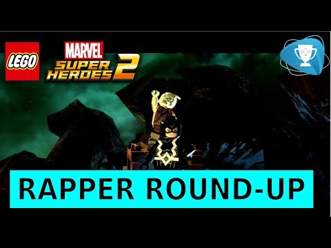 Lego Marvel Super Heroes 2 - Rapper Round-Up Challenge All Rap Battle Locations