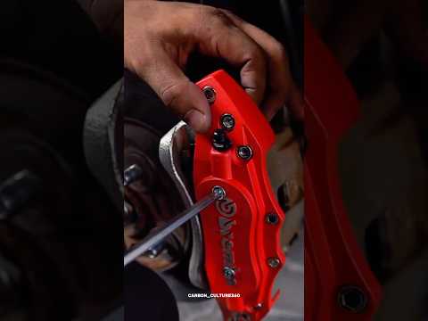 How to Install Brembo Metal Caliper Covers | Carbon_Culture360 #brembo #caliper