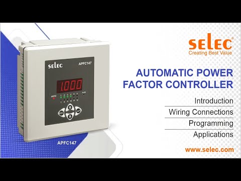 Selec APFC147 Automatic Power Factor Controller: Introduction|Wiring Diagram|Programming|Application