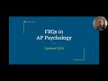 AP Psych How To FRQ AAQs