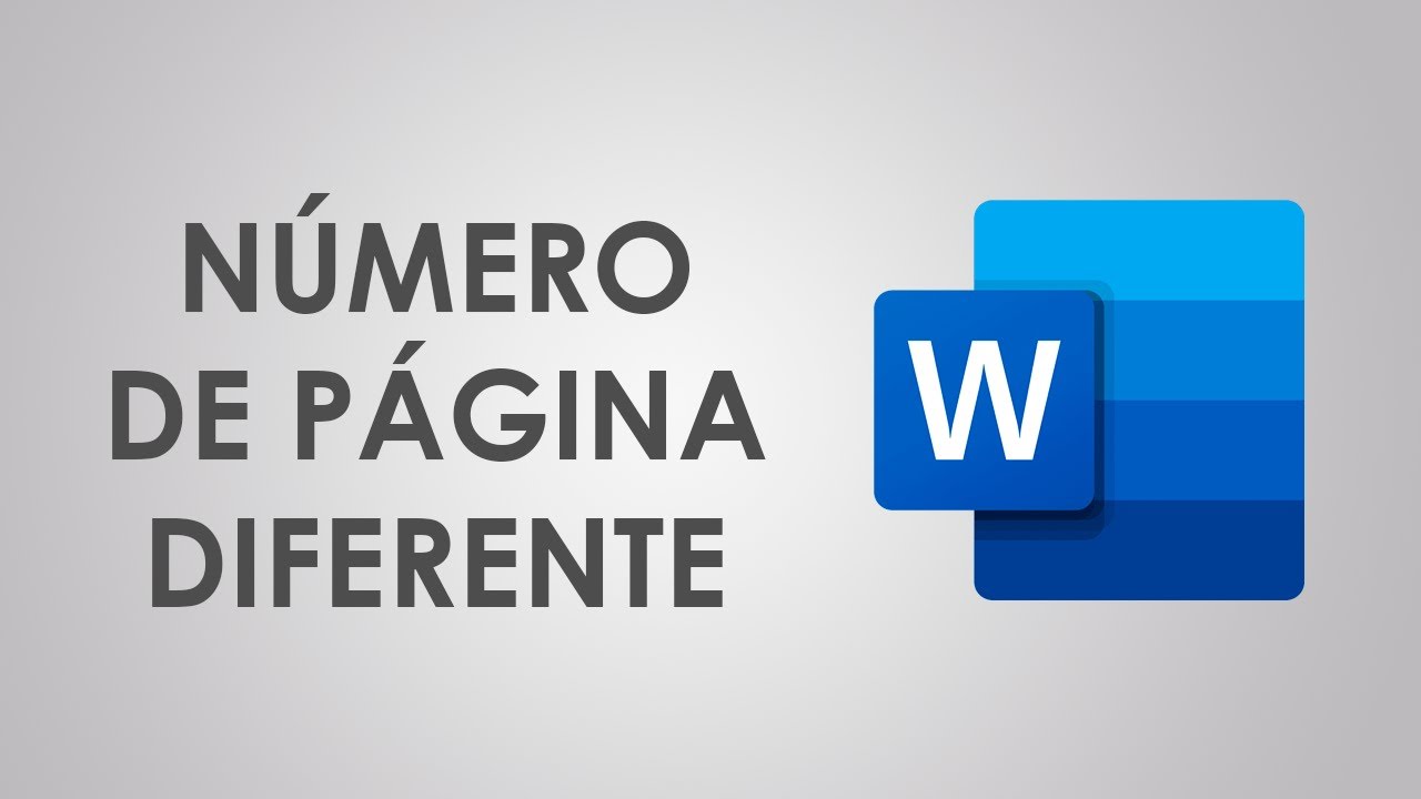 Diferente NÚMERO DE PAGINA en Word