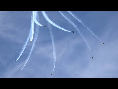 RIAT 2022 RoKAF Black Eagles Very Impressive Break Maneuver
