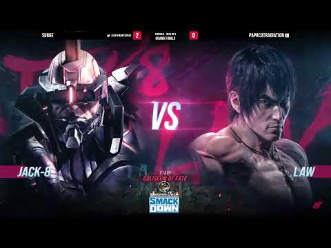 Summer Fox Smackdown 3 - Grand Finals - Surge (Jack-8) vs PaprcutRadiation (Law)