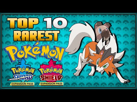 Top 10 Rarest Pokémon in the Isle of Armor Sword and Shield Expansion | Rare Pokémon Locations