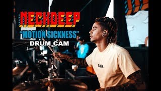 Neck Deep | Motion Sickness | Drum Cam (LIVE)