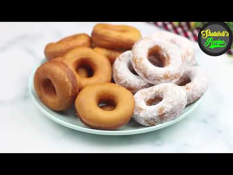Easy Homemade Donuts Recipe | Perfect Sugar Fluffy Donuts / Doughnut Recipe