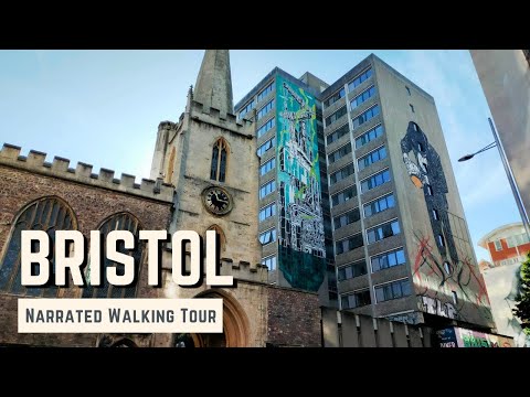 BRISTOL | 4K Narrated Walking Tour | Let's Walk 2022