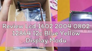 Download the video "Review Lcd 1602 2004 0802 12864 I2c Blue Yellow Display Module Acrylic Case Iic Adapter Arduino"
