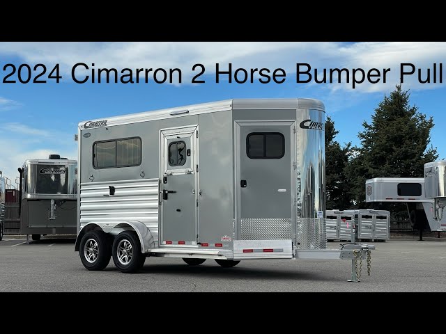 Preview image of 2024 Cimarron Norstar 2 Horse Bumper Pull Warmblood Extra Tall Extra Wide youtube video