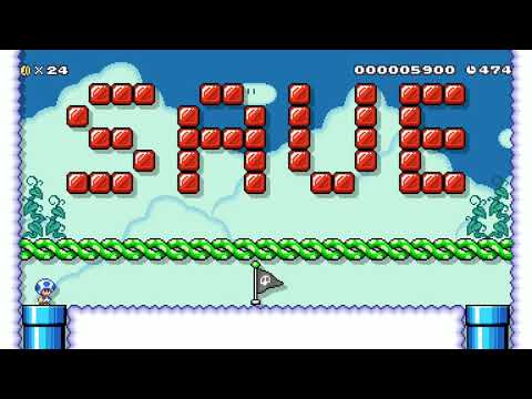 Simple Platforms by Xypher* 🍄 Super Mario Maker 2 #ail 😶 No Commentary