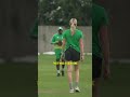 Go Behind The Scenes At Training With Lauren Bell Cricket Thehundred Laurenbell Shorts