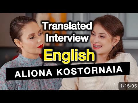Aliona Kostornaia Interview | English Translation with Laysan Utyasheva