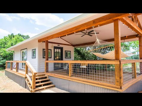 Gorgeous Cozy Brand New The Nest Tiny Home Cottage with Large Covered Porch