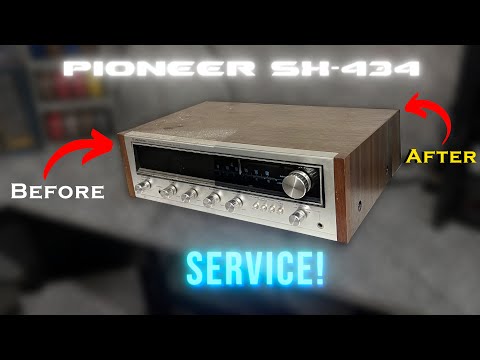 How To Service A Vintage Pioneer SX-434! - Lot's Of Jumpers! [Do It Yourself!] #vintageaudio #diy