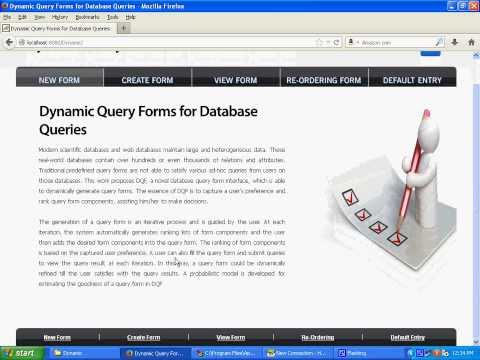 Dynamic Query Forms for Database Queries