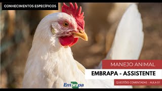 Embrapa nível fundamental -manejo animal questões aula 1