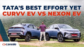 Tata Curvv EV Review & Comparison with Nexon EV