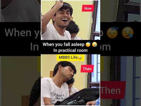 When you fall asleep in practical class - MBBS Lifestyle🥲#shorts #mbbs #mbbsstudent