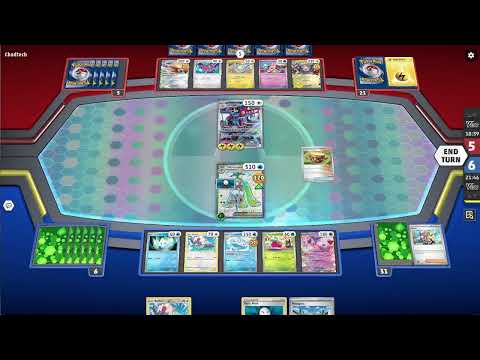 Pokemon TCG Live Battle. My 'TsareenaEx-HBrav V2 D5' Deck versus an Electric Magnezone EX Deck