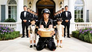 全家偏心小兒子把他掃地出門，怎料當晚撿到龍鳳雙寶成奶爸，帶娃重回豪門打臉所有人！#短劇 #逆襲 #萌娃 #親情