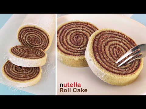 Nutella Roll Cake, Brazilian Style | Dessert Recipe Idea