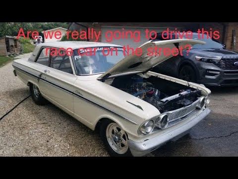 Thumbnail for Driving this race car on the street! 1964 Ford Fairlane altered wheelbase drag car to street car by Wheelbase