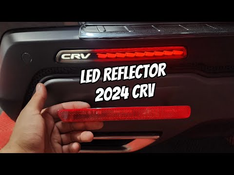 Installing one of a kind LED Reflectors on a 2023 Honda CRV