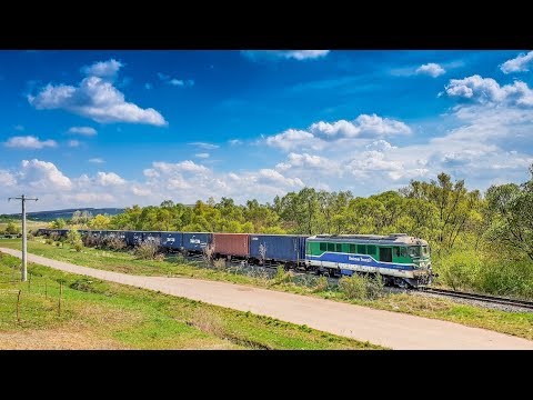 Tren de marfa UNICOM cu DA842 la iesire din Tibeni spre Dornesti - 01.05.2020